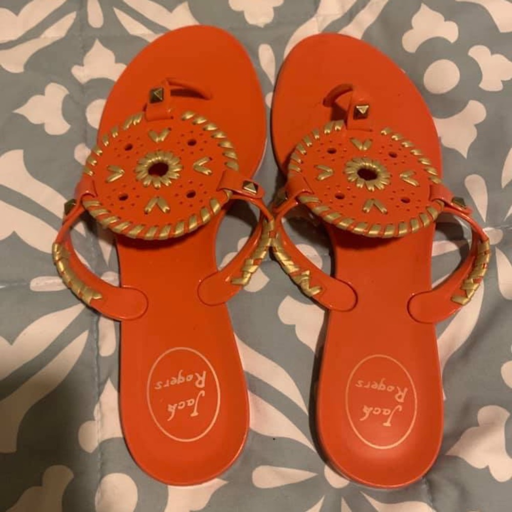 Jack Rogers jelly sandals size 8